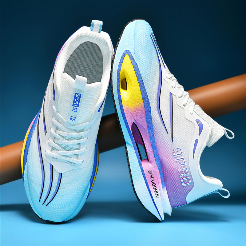 Carbon Plate Marathon Racing Shoes - New Women's Running Shoes, Breathable Mesh