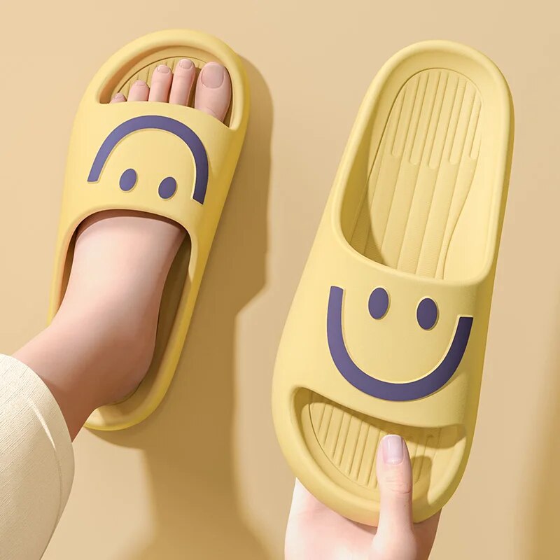 Sandals - Smiley Face Cloud Slippers Women Men