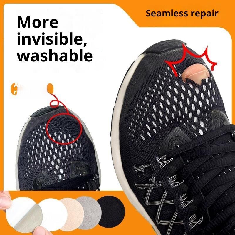 Running Shoes - Glueless Self Adhesive Shoe Hole Repair