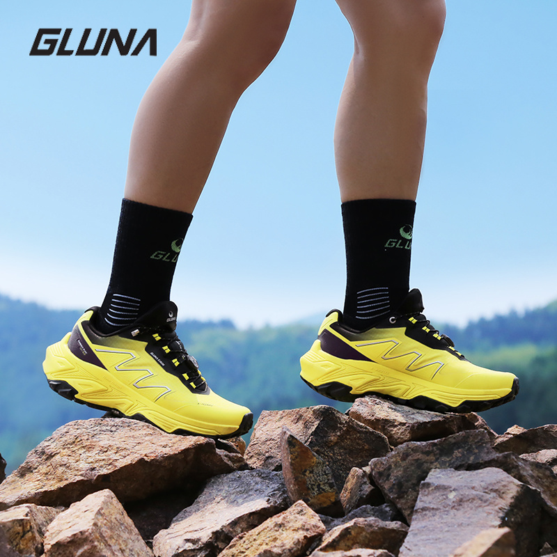Anti Slip Trail Running Sneakers - GLUNA Kirin 5.0 Off-road Running Shoes