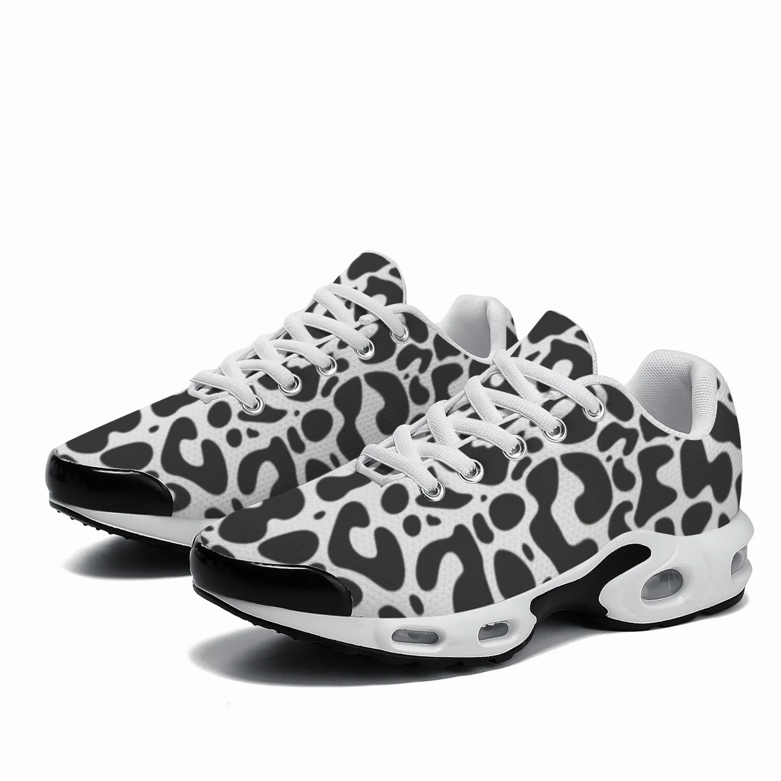 Customizable black leopard pri - огляд і ціна Breathable Mesh Athletic Shoes