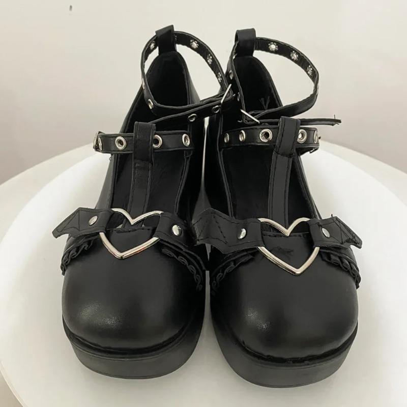New Sweet Heart Buckle Wedges  - огляд і ціна Boots