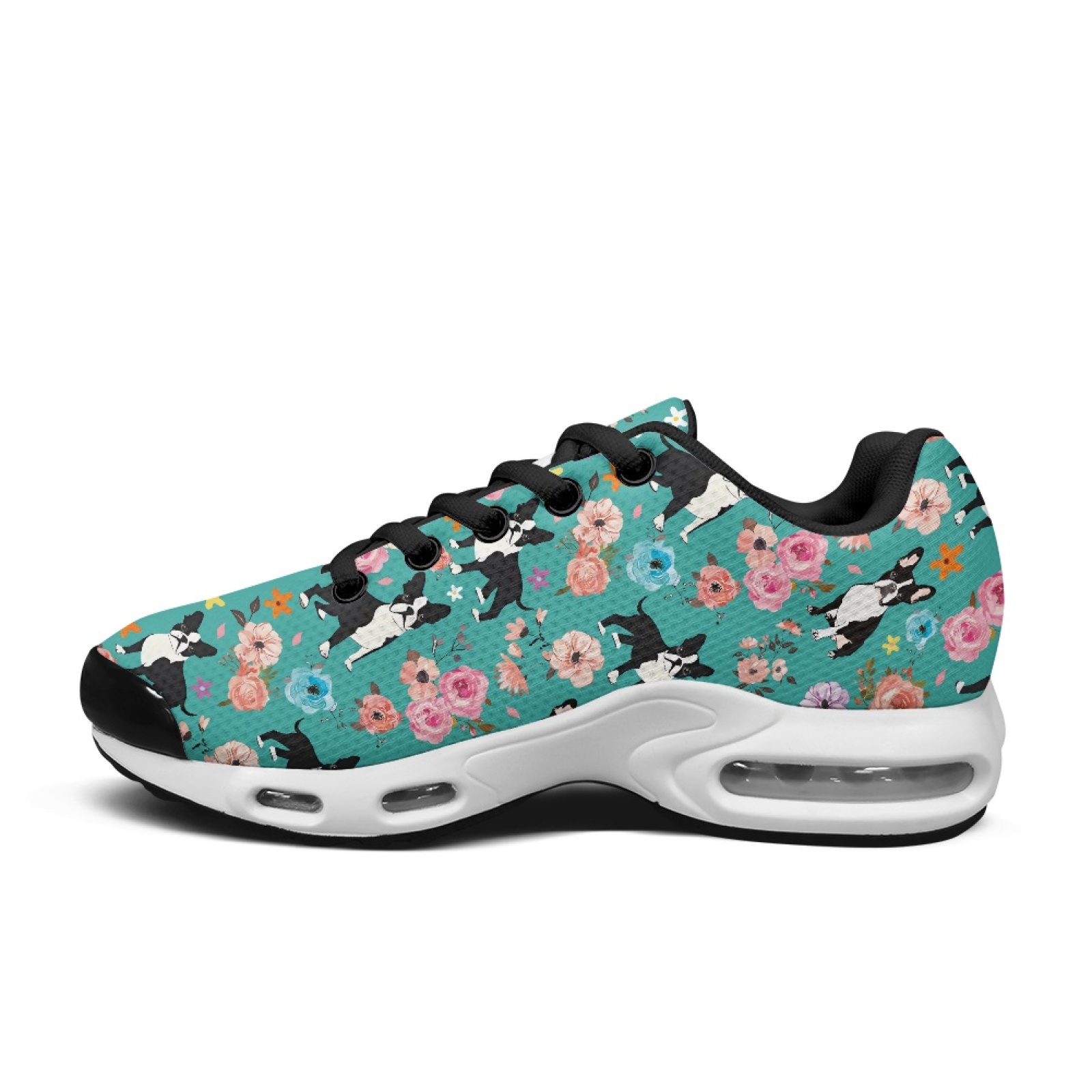PENSTROLL Floral Boston Terrie - огляд і ціна Knit Fabric Lace Up Sneakers