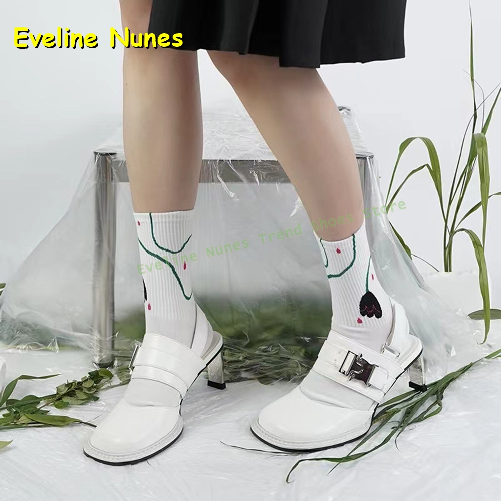 Women's Black Square Toe Buckl - огляд і ціна Boots