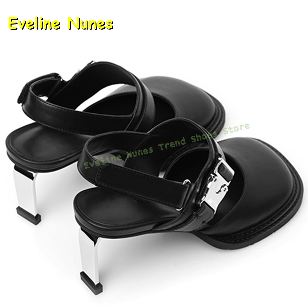 Women's Black Square Toe Buckl - огляд і ціна Boots