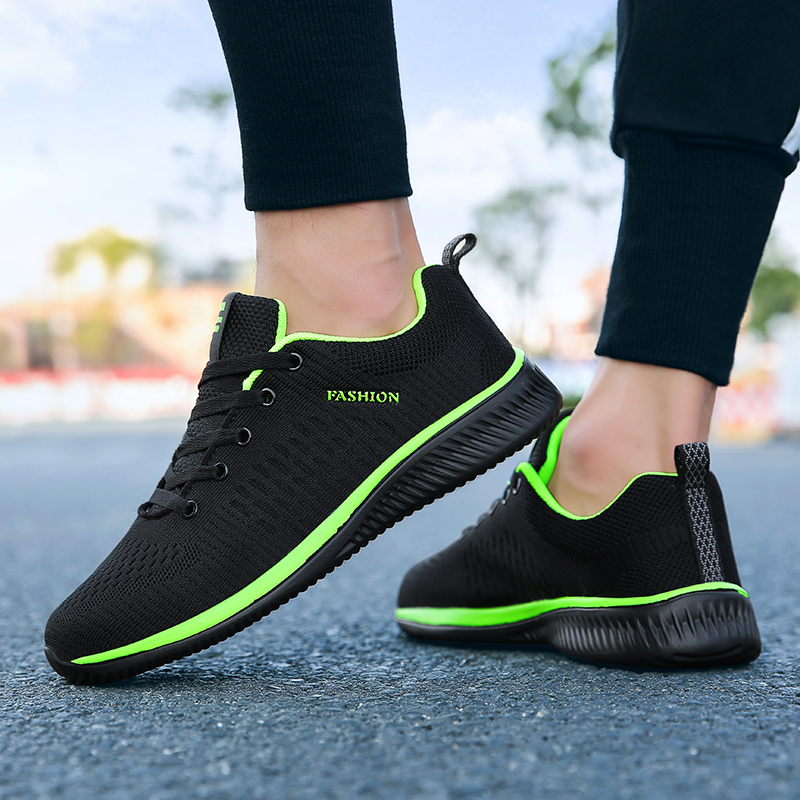 MAEDEF Athletic Shoes for Men  - огляд і ціна Knit Fabric Lace Up Sneakers