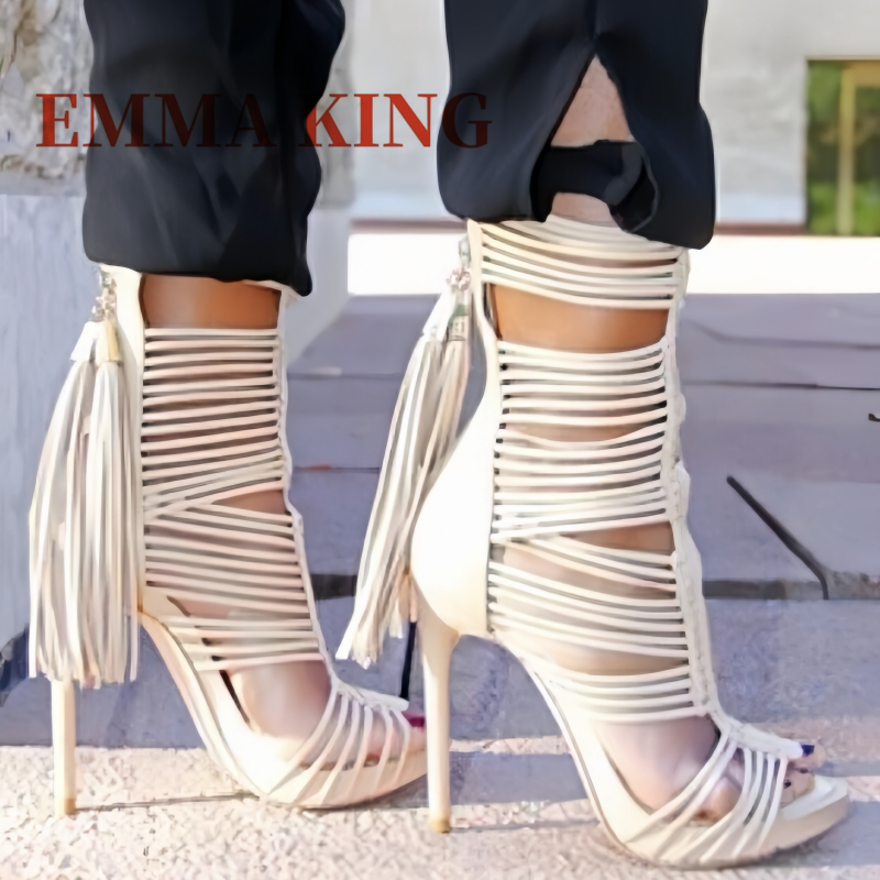Women Open Toe Straps Ankle Wr - огляд і ціна Boots