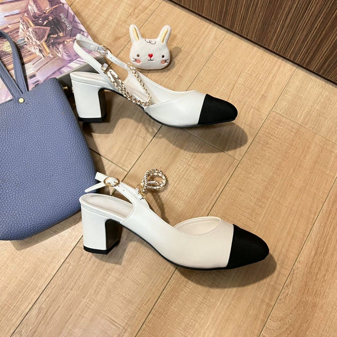 Women Slingback Pumps Two Tone - огляд і ціна Sandals