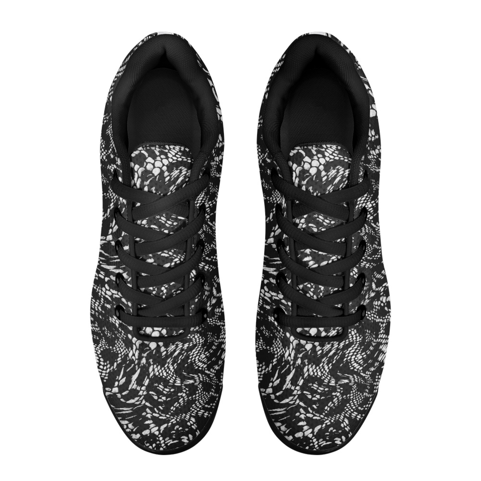 PENSTROLL Snake Print Design W - огляд і ціна Knit Fabric Lace Up Sneakers